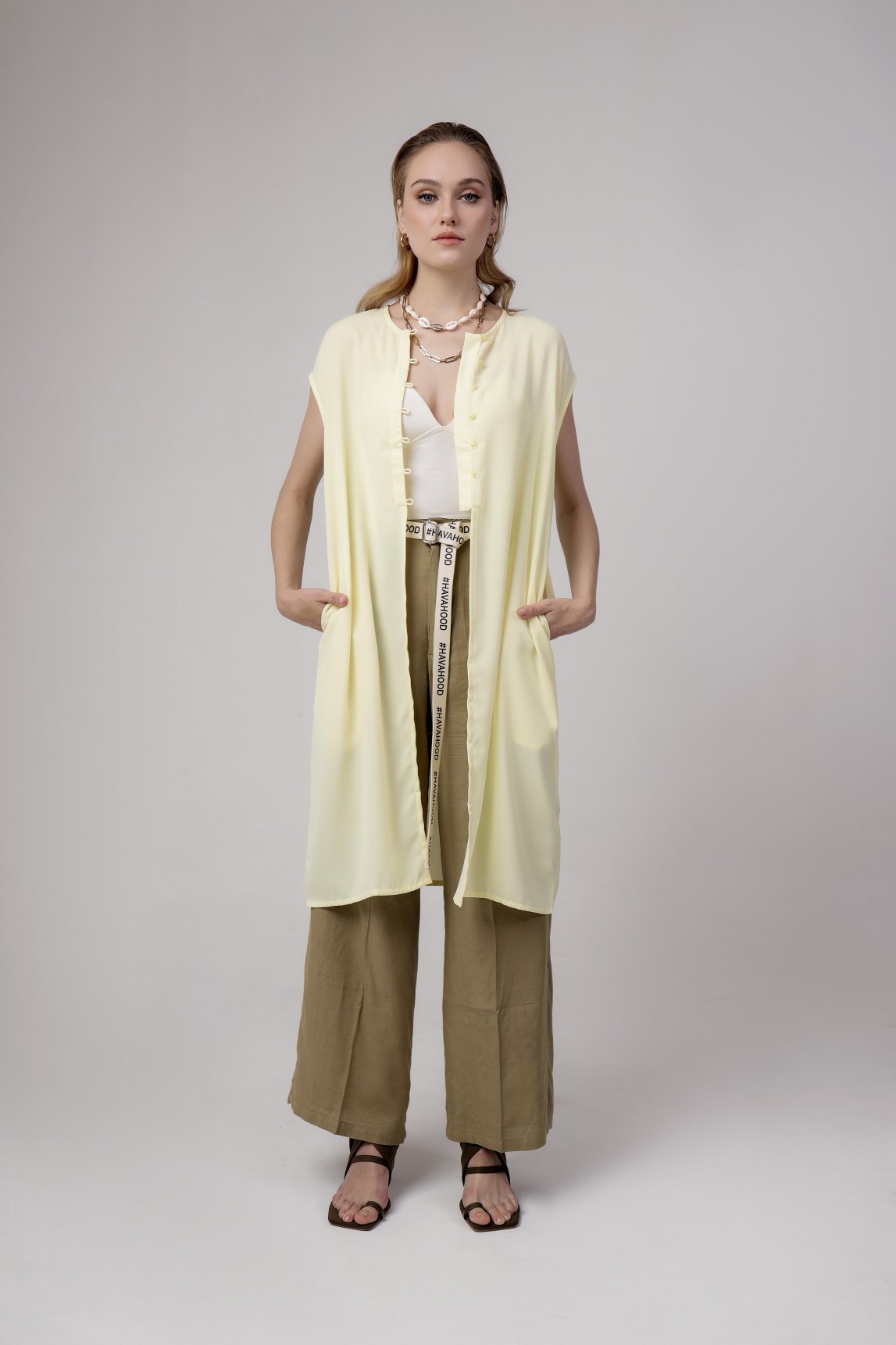 Denna Long Vest